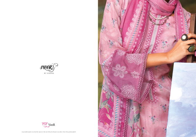 Tasveer Vol 181 By Kimora Embroidery Printed Muslin Salwar Kameez Wholesalers In Surat